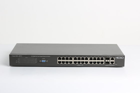 Industrial 24 100M POE Ports 2 1000M Combo Ports 26 Port POE Switch Small
