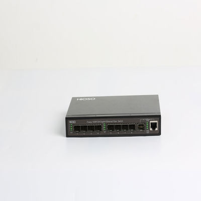 산업적 1310nm 웹 SNMP 광섬유 스위치 8 항구 8K MAC 러닝 광섬유 이더넷 스위치