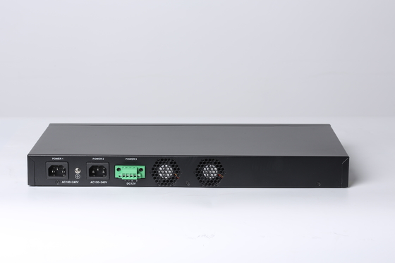 1개 Ｕ 랙 하이오소 에폰 OLT 4 Pon 2 SFP GE 2 캄보 공항 20KM 맥스 거리