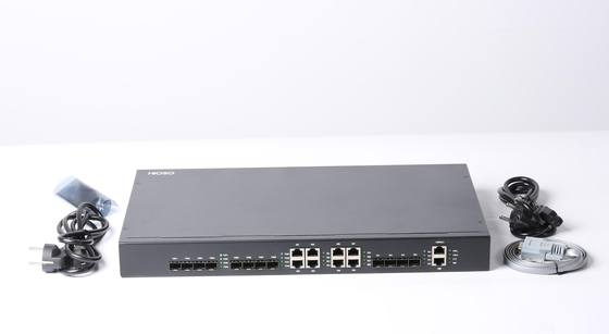 Onus와 호환이 되는 HiOSO 8EPON 10G 상공 연결 HA7308CX EPON OLT FTTX 해결책 20KM OLT EPON